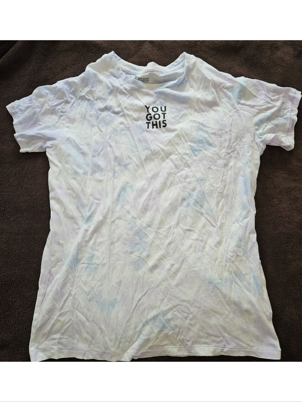 Victoria's Secret PINK Tie Dye You Got This Loose Fit Shirt XS - New